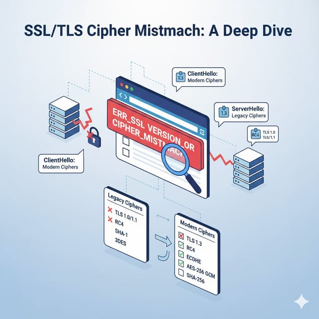 The Cipher Mismatch Breakdown: When the Server Speaks a Dead Language