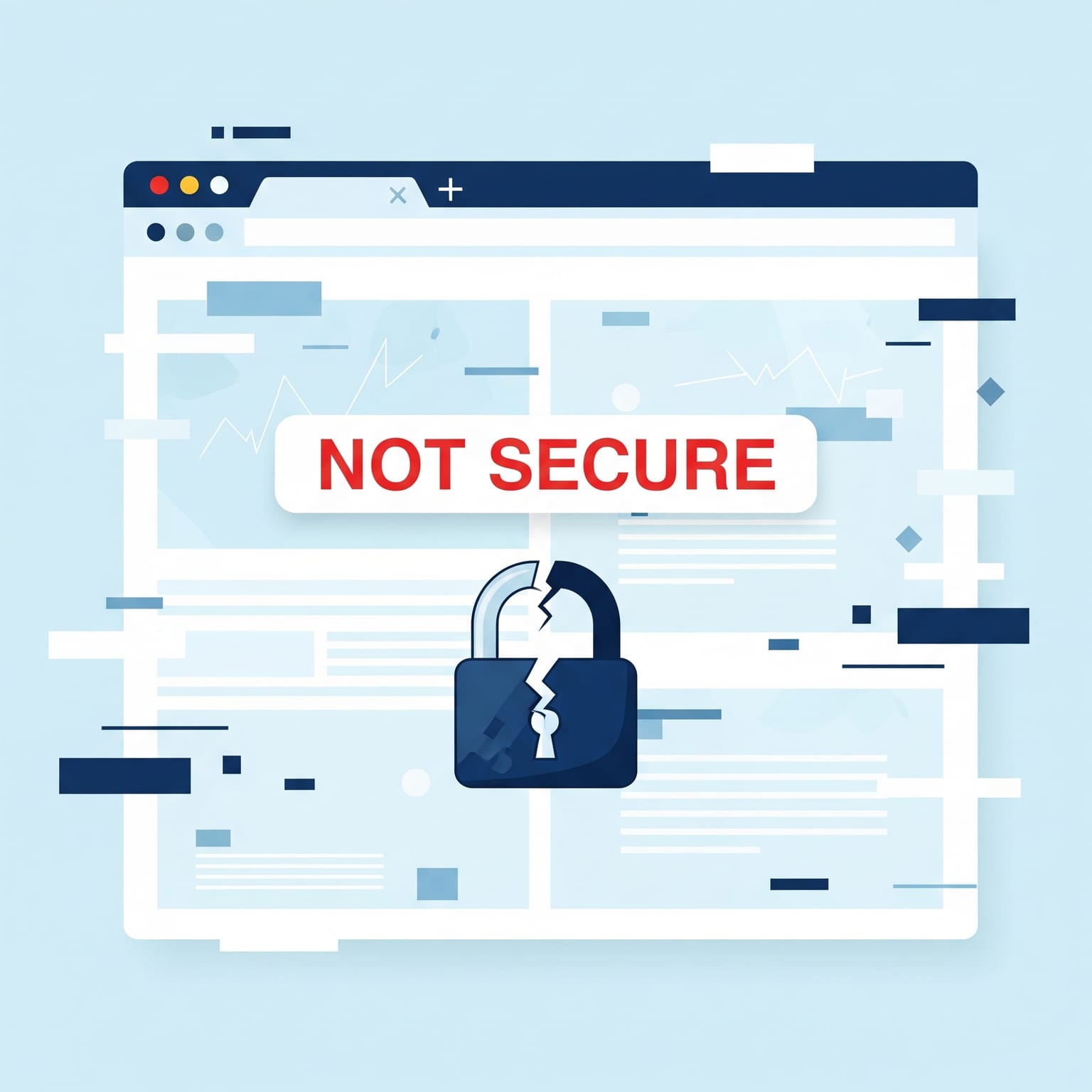 Browser security warning for expired SSL