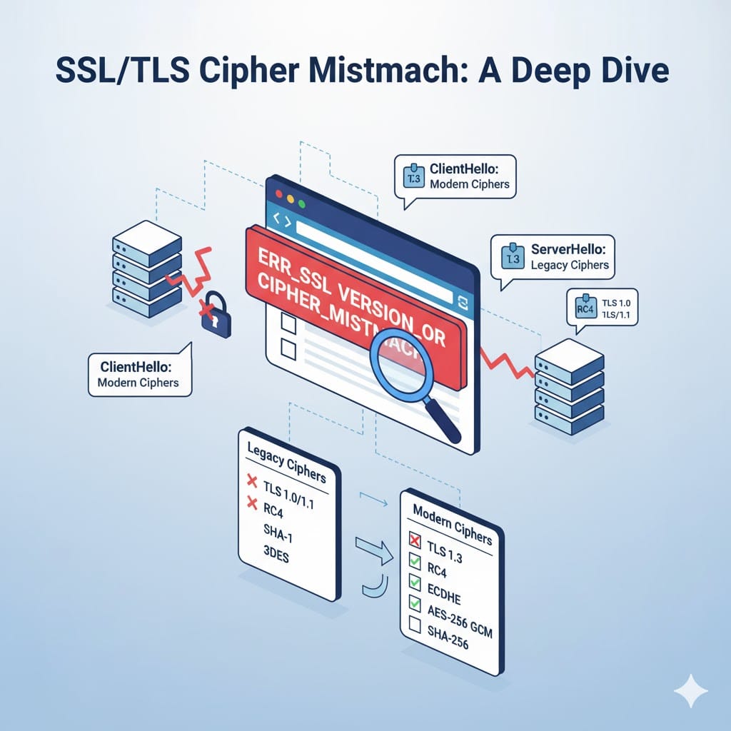 The Cipher Mismatch Breakdown: When the Server Speaks a Dead Language